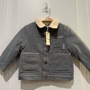 Rylee + Cru Sherpa-lined jacket 18-24 NWT!